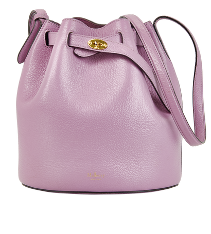 Bucket Crossbody, &pound;380, Handbags, Purple, Leather, Front view